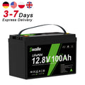 Swalle Grade a LiFePO4 12V 100Ah 200Ah 24V Solar Energy Storage LFP Outdoor Camping Car RV Boat 12.8V LiFePO4 Battery