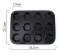 12 Cups Nonstick Muffin Baking Premium Cheesecake Pans Dishwasher Safe Cupcake Pan Muffin Pan