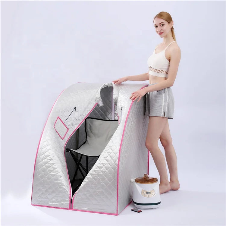 China Manufacturer's Modern Design One-Person Portable Home Spa Sauna Transom Windows CE Certified 1500W Acrylic Electric
