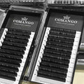Wholesale Custom Logo Classic Individual De Cils Lash Premium Soft Matte Dark Black Volume Handmade Lash Extension Supplies