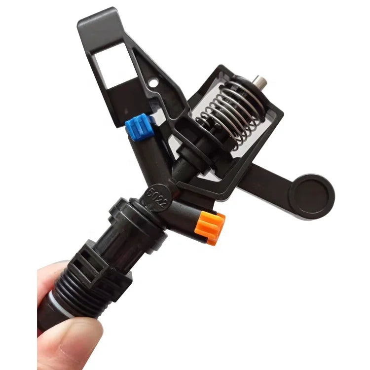 5022 Model Plastic Garden Sprinkler Automatic 360 Degree Rotating Lawn Sprinkler Impact Sprinkler