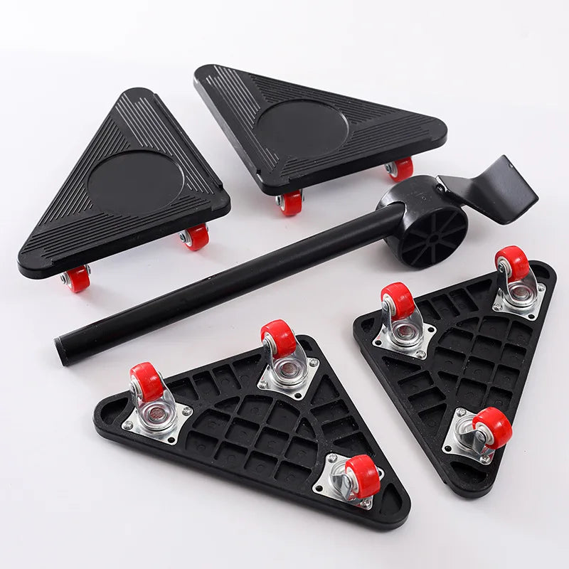 Furniture DollyFurniture Movers with 4 WheelsCarbon Steel Panel Heavy Duty DollyFurniture Lifter