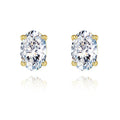 SP High Quality Cute Dainty Minimalist 925 Sterling Silver Diamond Stud Earrings