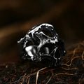 SS8-830R Steel Soldier New Design Stainless Steel Vintage Skull Ring Punk Style Ring Retro Jewelry