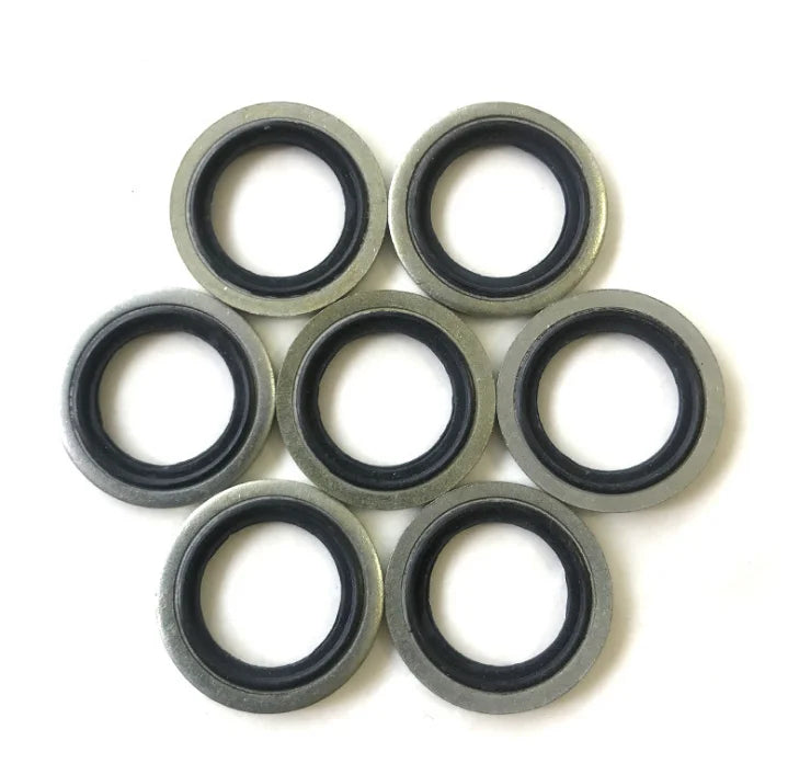 1/4" Metric Metal Washer and Rubber Washer Seal Bonded Washer
