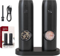 Top Selling Pepper Grinder Electric Rechargeable Salt and Pepper Grinder Mill Set with LED Light