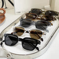 Outdoor Driving Travel Eyewear UV400 Square Polarized Sunglasses Men Retro Large Acetate Frame Women Sun Glasses