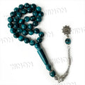 Hot Sale 10mm Blue Bead 33pcs Prayer Beads Islamic Muslim Tasbih Allah Mohammed Rosary Misbaha Subha Rosary Tesbih Eid Gifts