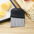 Manual French Fries Wavy Slicer Kitchen Gadget Onion Chips Wolf Tooth Potato Knife Stainless Steel Potato Cutter Tools