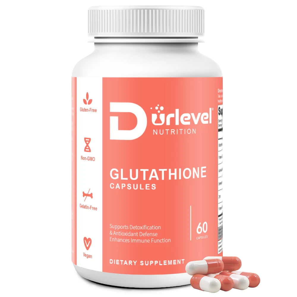 Natural L-Glutathione Vitamin C Capsules Vegan Custom Mixtures Private Brand Development ODM OEM KOSHER Certified Health Food