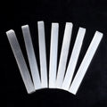 Wholesale Natural Healing Crystal Stones Sticks Moroccan Raw Selenite Sticks Wand Charging Plate