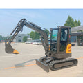 HIGHTOP HT30 Mini Crawler Excavators 3 Ton Closed Cabin Micro Digger Crawler Excavator With EPAEuro V