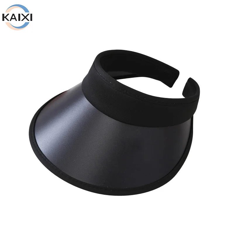 Ultraviolet-proof Summer Breathable Casual Anti-sunburn New Fashion Style Outdoor Custom logo Visor Sun Hat for Women UV
