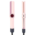 Professional MCH Ceramic LCD Flat Iron Salon Hotel Use Custom Logo Gold Titanium Hair Straightener Electric Private Household