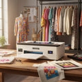 Erasmart Tshirt Printing Machine A3 Paper CISS Clothes Diy Machine 30cm Grey Pink Blue Dtf Printer with 1390 Head MegaBDM