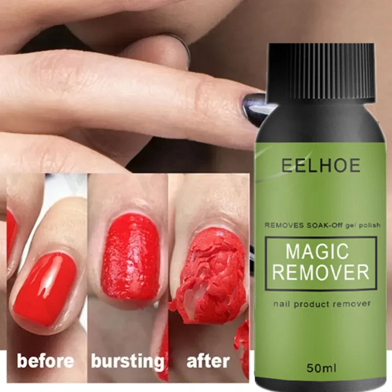 EELHOE 50ml Professional Gel Nail Product Polish Magic Remover armor Removal Glue Impregnation Removing Gel