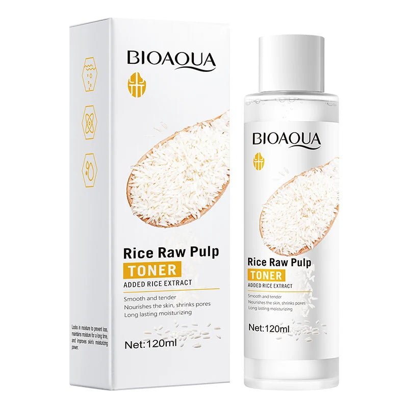 For Rice Puree Toner Hydrating Moisturizing Spray Rose Water Easy Absorption Skin Care Softener K1