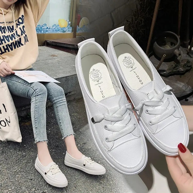 Plus Size Trendy Design Lady Shoes Elegant Flower Design Flat Work Shoes for Women