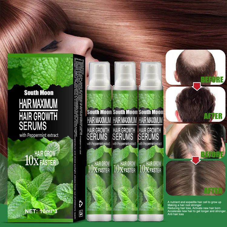 Hot Selling  Hair Growth Spray Repair Hair Nourishing  Hair Care Mint Spray