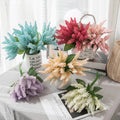 O-X680 Factory Wholesale Lavender Flower Bouquet Artificial Wedding Home Decoration 7 Forks Colorful Artificial Astilbe Bundle