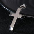 Fashion Creative Stainless Steel Cross Men's Pendant Necklace Pendant Accessories Wholesale