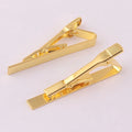 Gold Color Brass Garment Men's Blank Tie Clip Pin