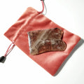 Huiying Real Natural Massage Spiky Concave Stone Guasha Scraping Jade Smoky Quartz Tools for Face