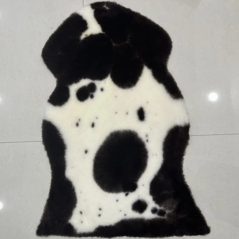 Whole Sale Factory Price Promotion Floor Real Sheepskin Carpet Real Fur Rug Short Hair Natural Color Shorn Hair Rugs for Home