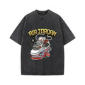 Rightdo Oversized Acid Washed Vintage Men's T-Shirts 100% Cotton Sun Faded Print Loose Fit Custom Sizes Available Hot Selling"