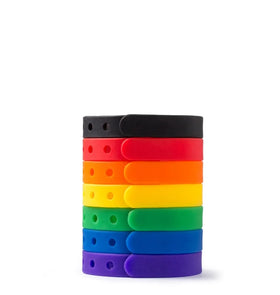 With Cheap Price Multicolor Recycled Glowing in the Dark Silicone Bracelet