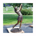Customized Garden Park Decor City Street Exquisite Life Size Bronze Baseball Player Statue Sculpture for Outdoor