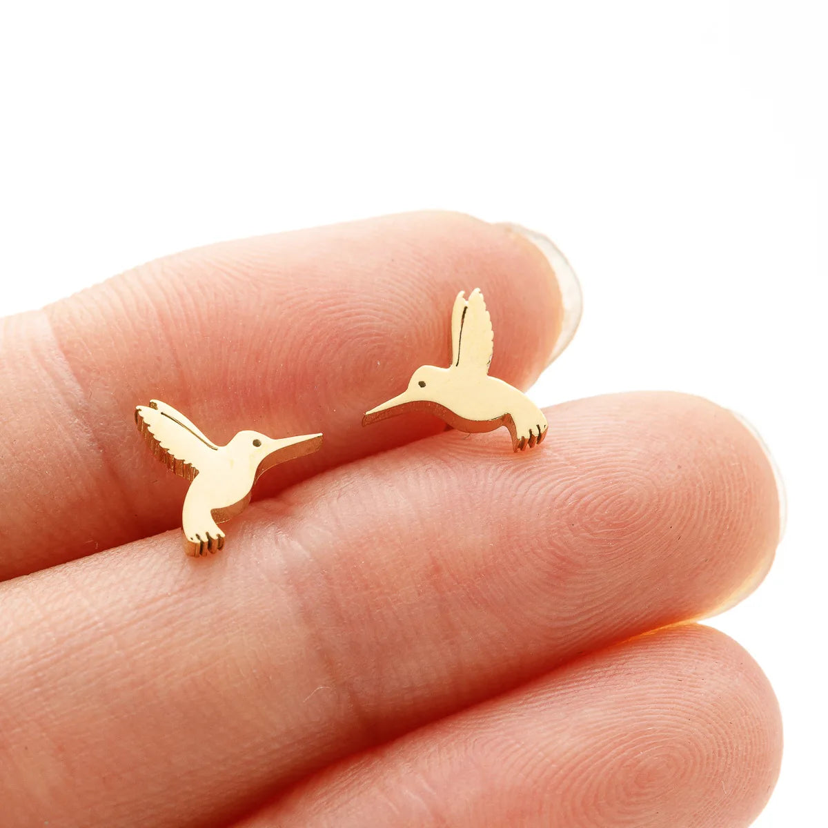 Lovely Stainless Steel Animal Earrings for Women Girls Fashion Bird Stud Earring Piercing Female Jewelry 2025