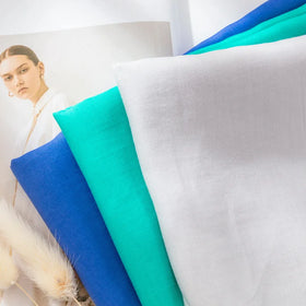 2024 New Wholesale of Spring/Summer Clothing Fabric With Thin Cupro Spandex and Lyocell Mixed Fabric