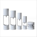 High End Cosmetic Bottle 120ml Lotion Bottle 50ml Spray Flask  U-shaped Essence Flask 50g Cream Jar