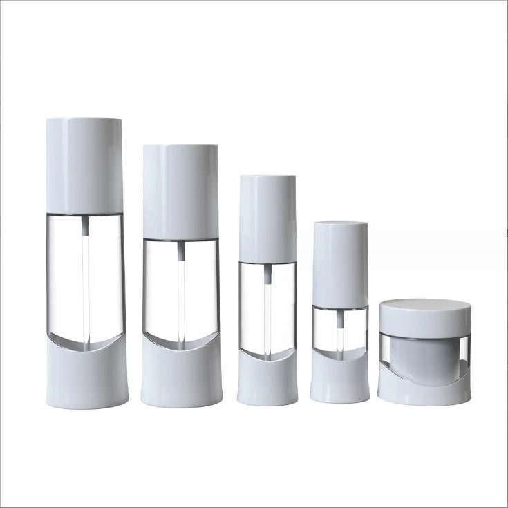 High End Cosmetic Bottle 120ml Lotion Bottle 50ml Spray Flask  U-shaped Essence Flask 50g Cream Jar