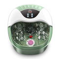 500w Fast Heating Temperature Adjustable Relaxing Heat Bubble Foot Spa Bath Massager With 14 Removable Massaging Rollers