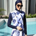 MOTIVE FORCE Wholesale Price 3 Piece Swimsuit Burkini Muslim Swimwear Women Bourkini De Bain Musulman Burkinis