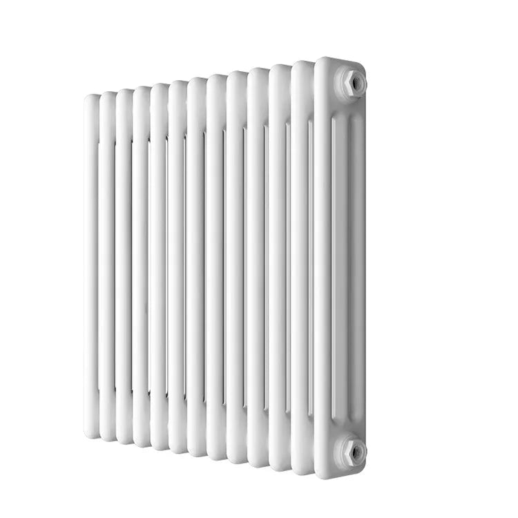 Modern Steel 3 Column Horizontal Heating Towel Radiator with Nickel Finish and Heater Function for Bathroom