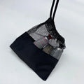 Polyester Ditty Net Bag Mesh Drawstring Bags Custom Logo Storage Travel Customized Logo Silk Screen 500 Pcs Accecptable 5-7days