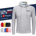 Custom 400 Gsm Cotton Fabric Mens Hoodies Customize Blank Casual Oversized Hoodie Printing Embroidery logo for Unisex