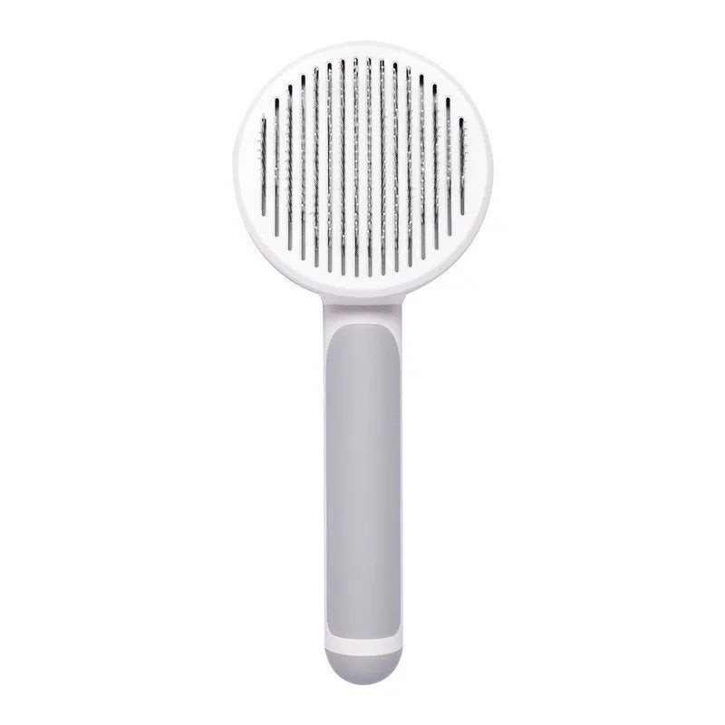 Self-Cleaning Stainless Steel Pet Comb Washable Cat and Dog Grooming Hair Brush Essential Tool for Pet Care
