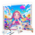 N-2560 Wholesale DIY Diamond Painting 5D Printed Canvas Art Kit Owl Portrait Environment Friendly