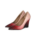 China Wholesales Women's Slip-On Summer/Winter/Autumn High Heels Wedge Heels Dress Shoes