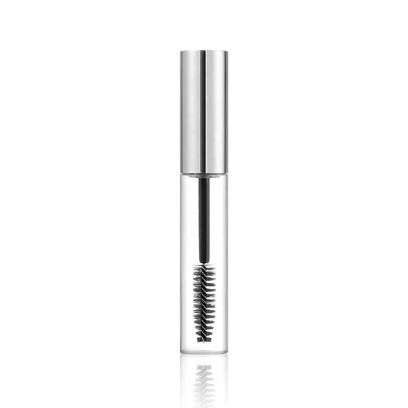 Easy-to-Carry 10ML Silver Mascara Plastic Bottle Beautiful Design for On-the-Go UseConvenient and Practical