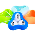 Original Yinhe Table Tennis NO. 9997 Colorful Ball Rubber case Box Holder Three Balls Ease to Carry Light MegaBDM