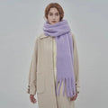 Zifeng OEM Hair Turban for Women Fashion 18Colors Wholesale Winter Warm Scarf Plain Cashmere Shawl