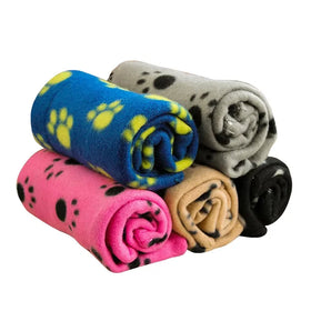 Best Premium Fluffy Super Soft Wool Pet Flannel Blanket Premium Fleece Warm Sleeping Pad for Dogs and Cats Travel Friendly