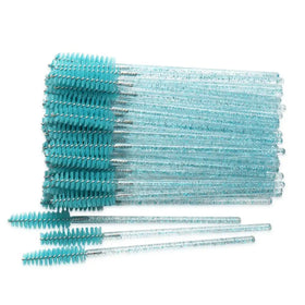 50Pcs Eyelash Extension Disposable Eyebrow Brush Mascara Wand Applicator Spoolers Eye Lashes Cosmetic Brushes Set Makeup Tools