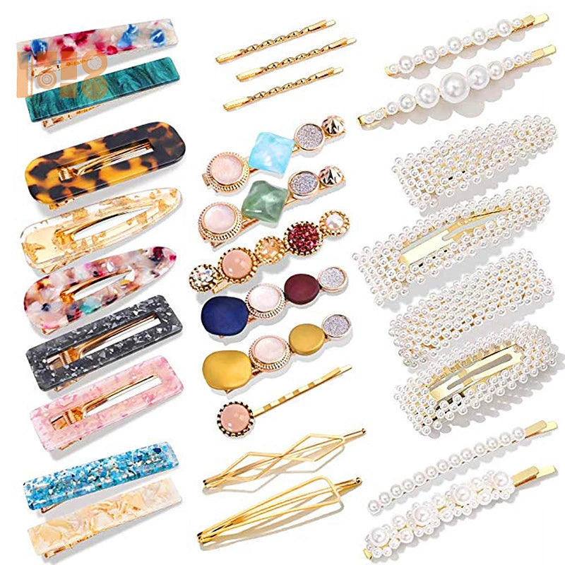 Girl Hair Accessories Fashion Hair Pins Rhinestone Pearl Hair Pins