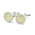 Wholesale Mosaic Mother Pearl Shell Elegant Cufflinks Custom Mens Suit Shirt Fashion Accessory Wedding Tuxedo Trendy Jewelry